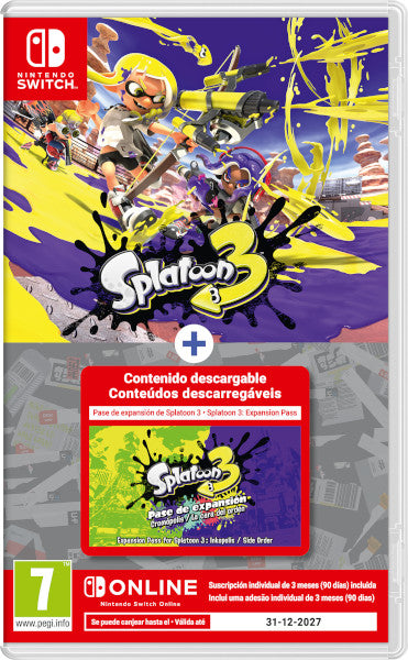 Splatoon 3 + Expansion Pass + 3 Meses Nso Splatoon 3 + Expansion Pass + 3 Meses Nso
